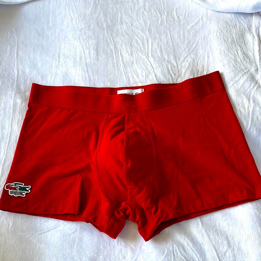LACOSTE BOXER TRUNK EUROPEAN STYLE MENS SIZE XL